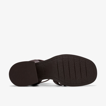 Clarks Morwyn Strap Wine Leather