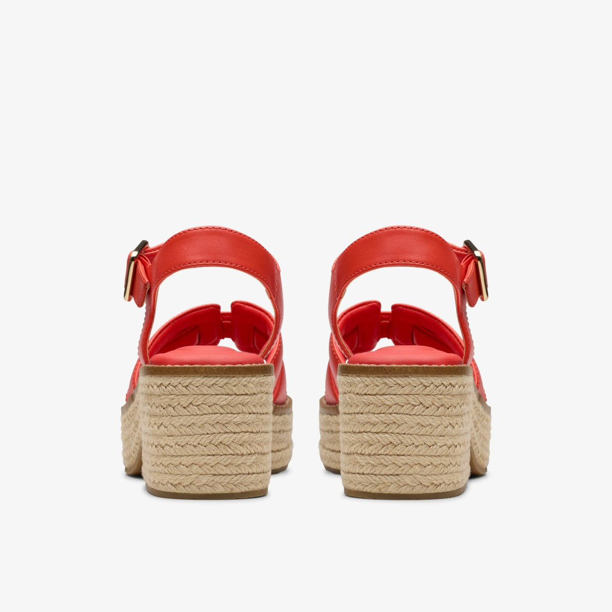 Clarks Coledale Strap Bright Red Leather
