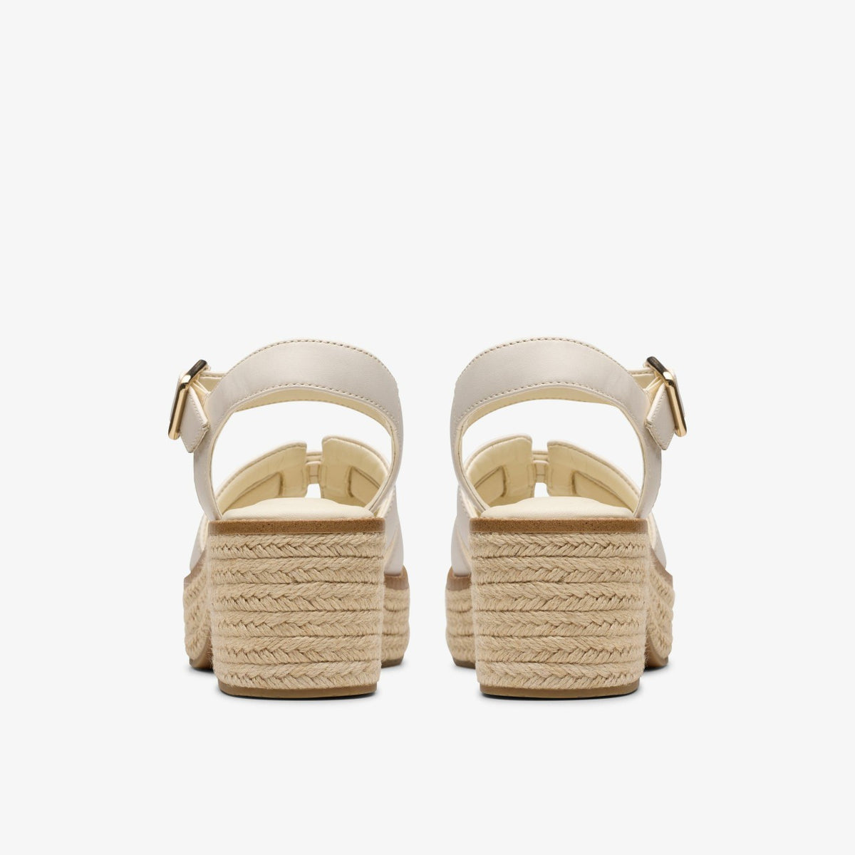 Clarks Coledale Strap Cream Leather