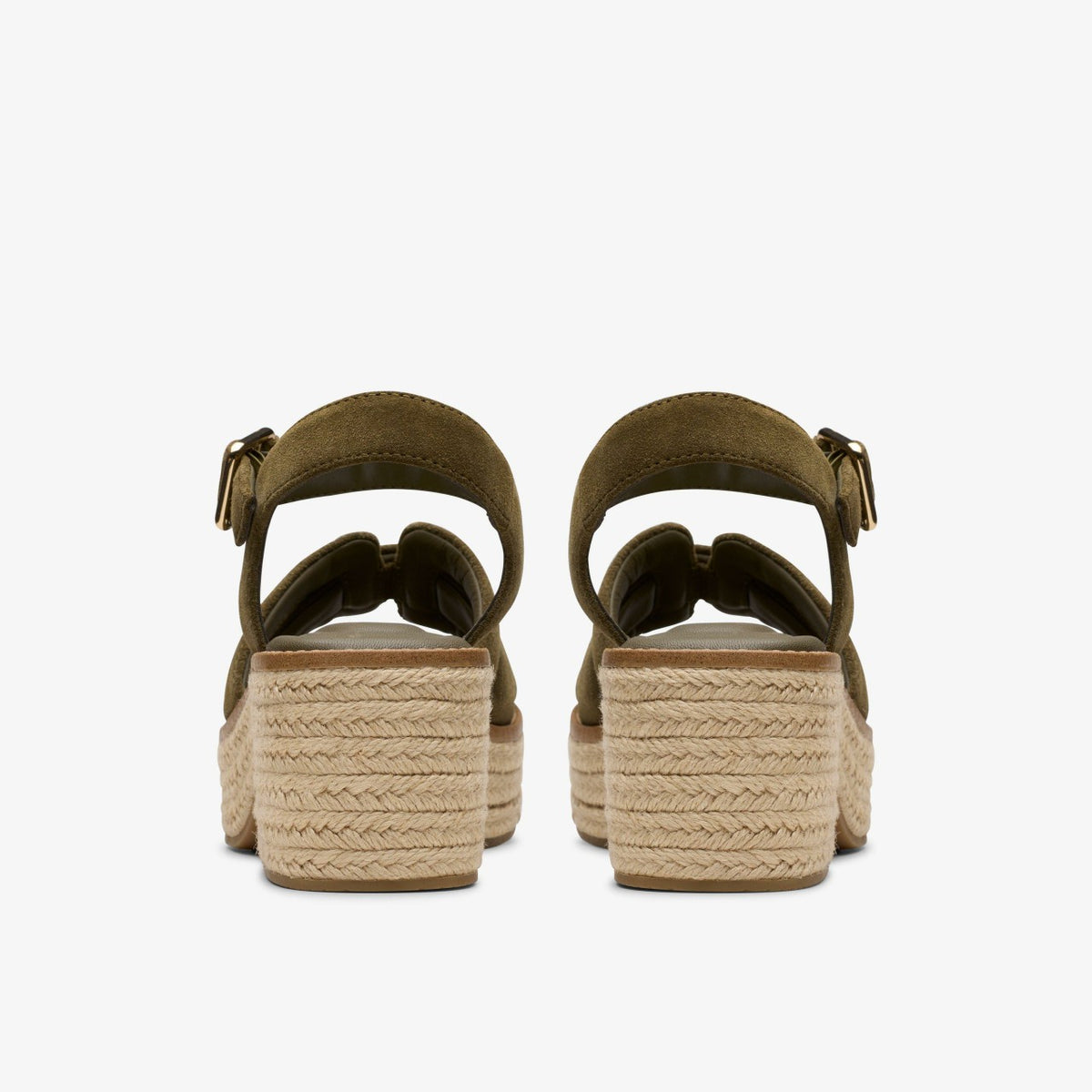 Clarks Coledale Strap Dark Olive Suede