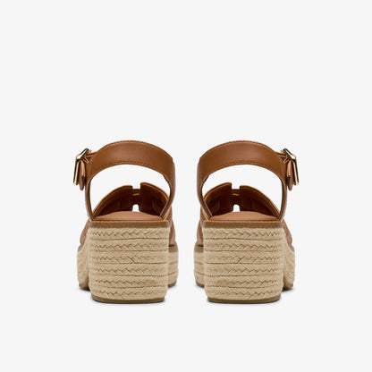 Clarks Coledale Strap Tan Leather