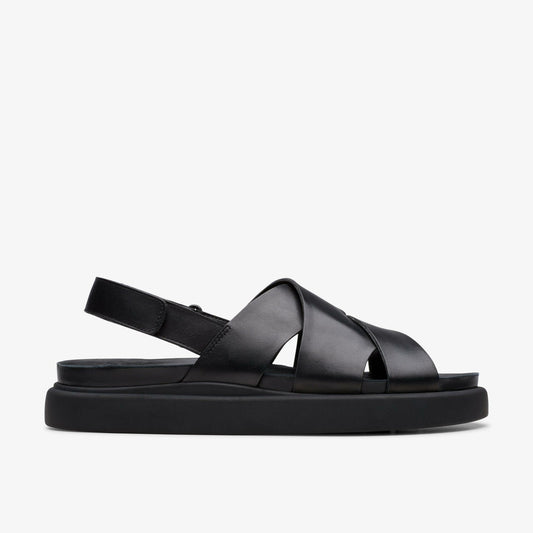 Clarks Aristella Sun Black Leather