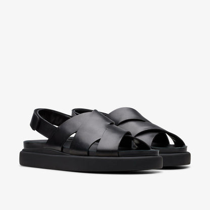 Clarks Aristella Sun Black Leather