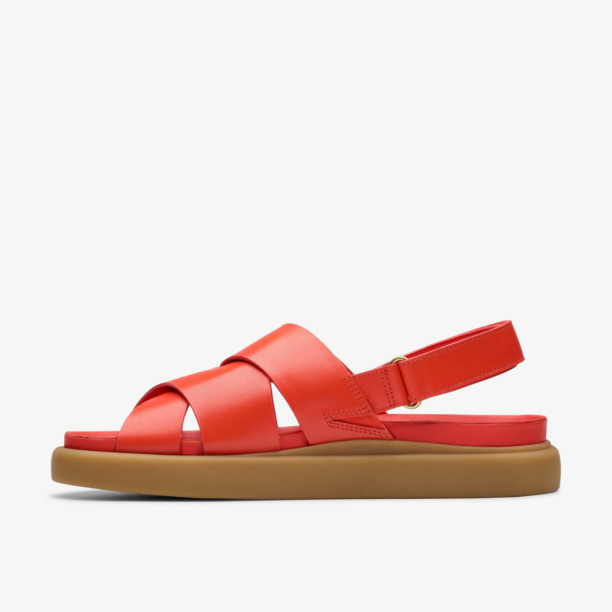 Clarks Aristella Sun Bright Red Leather