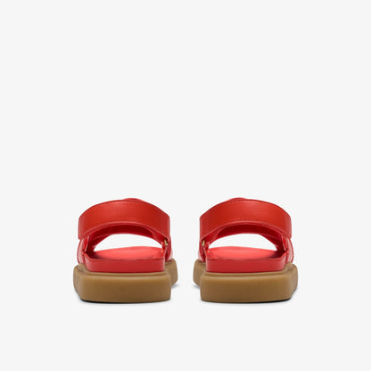 Clarks Aristella Sun Bright Red Leather