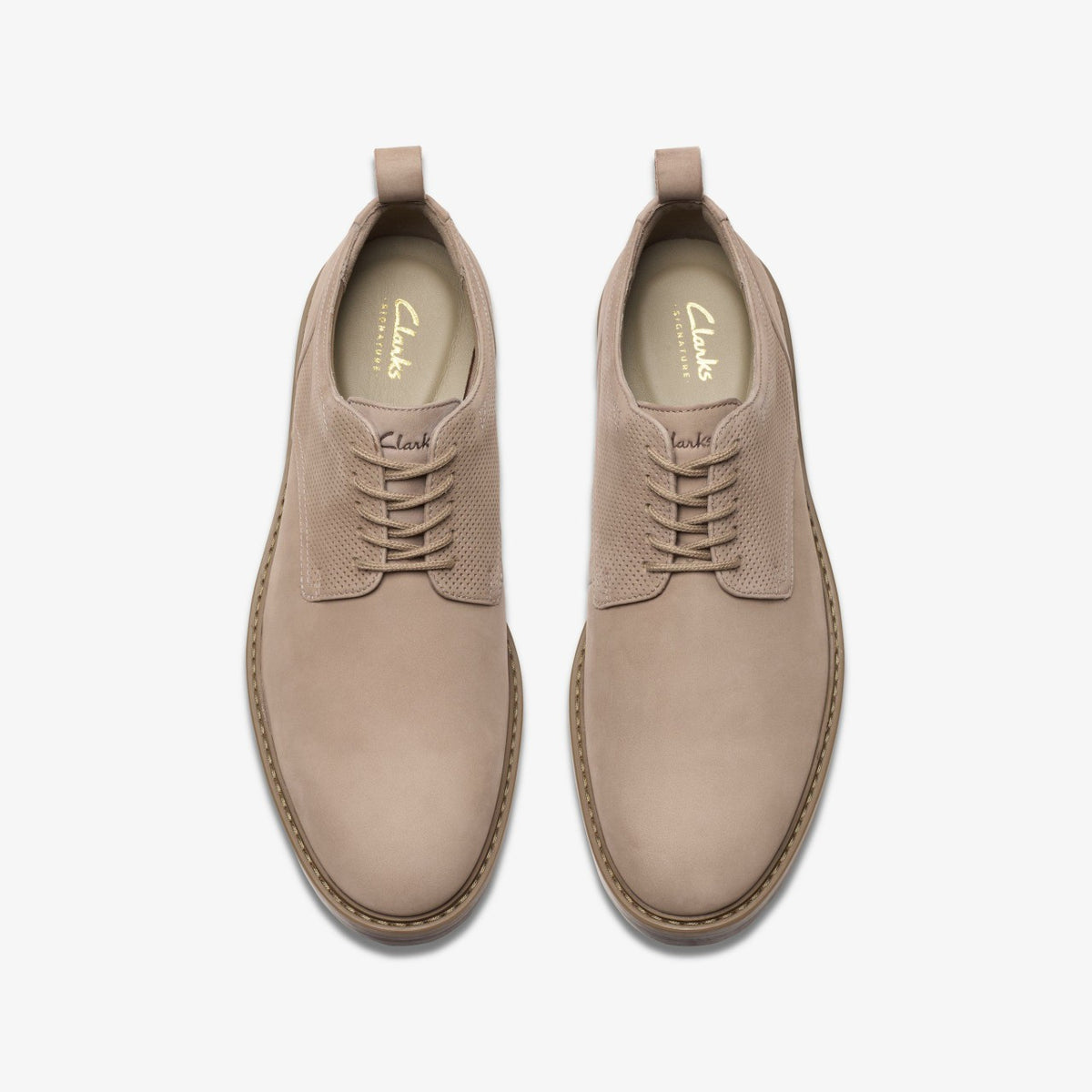 Clarks Aldwin Lace Grey Nubuck