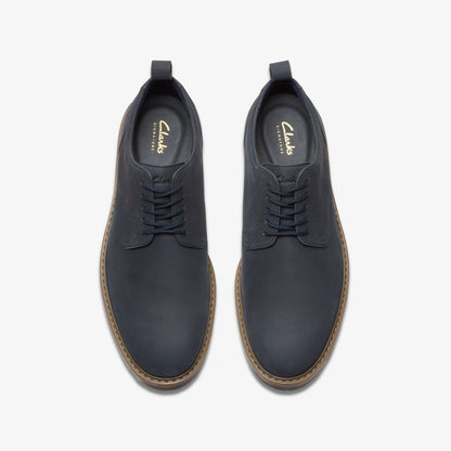 Clarks Aldwin Lace Navy Nubuck