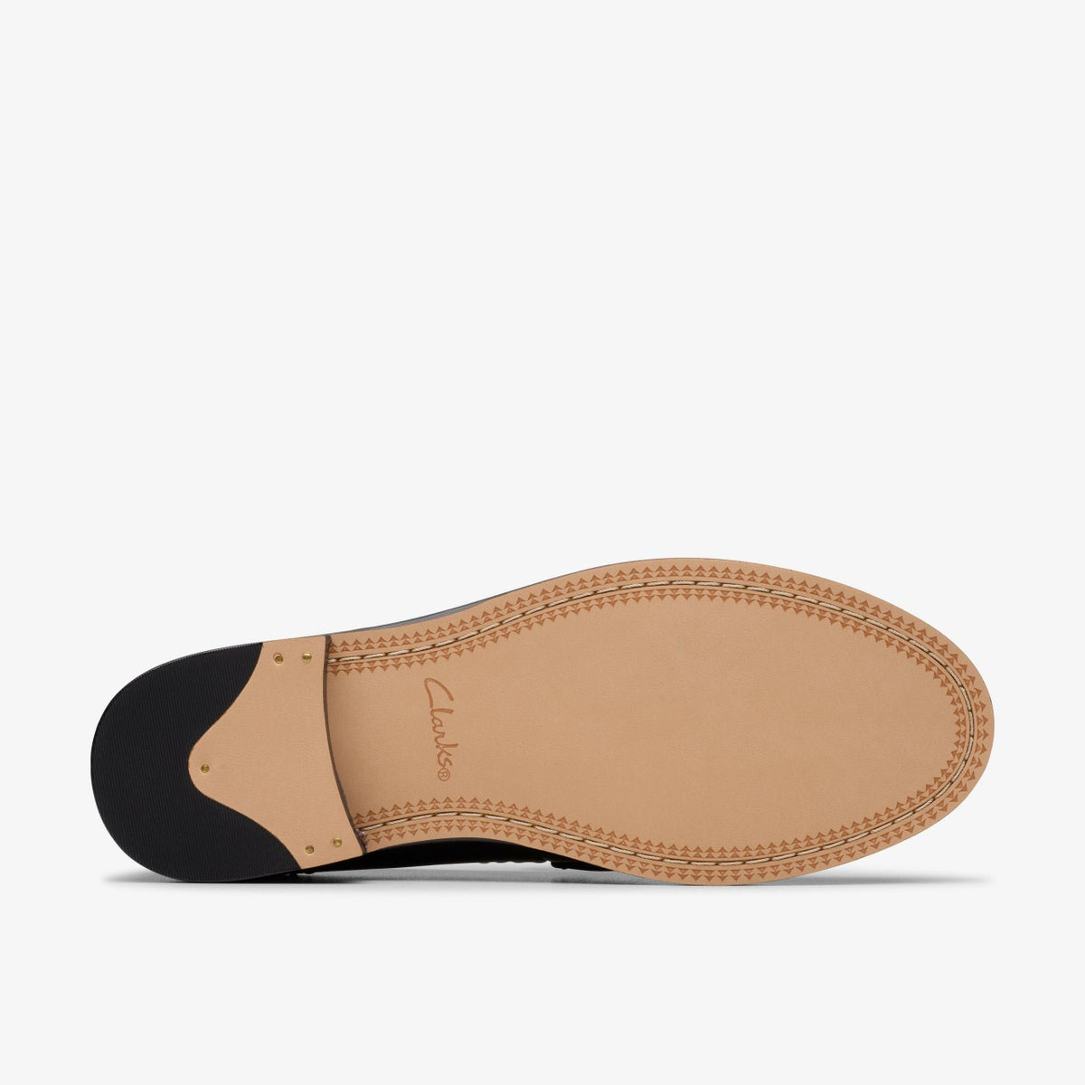 Clarks Straven Edge Black Combination Leather