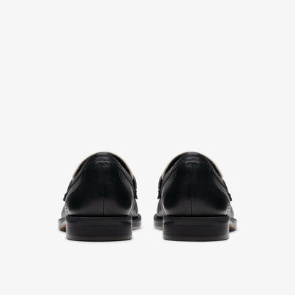 Clarks Straven Edge Black Combination Leather