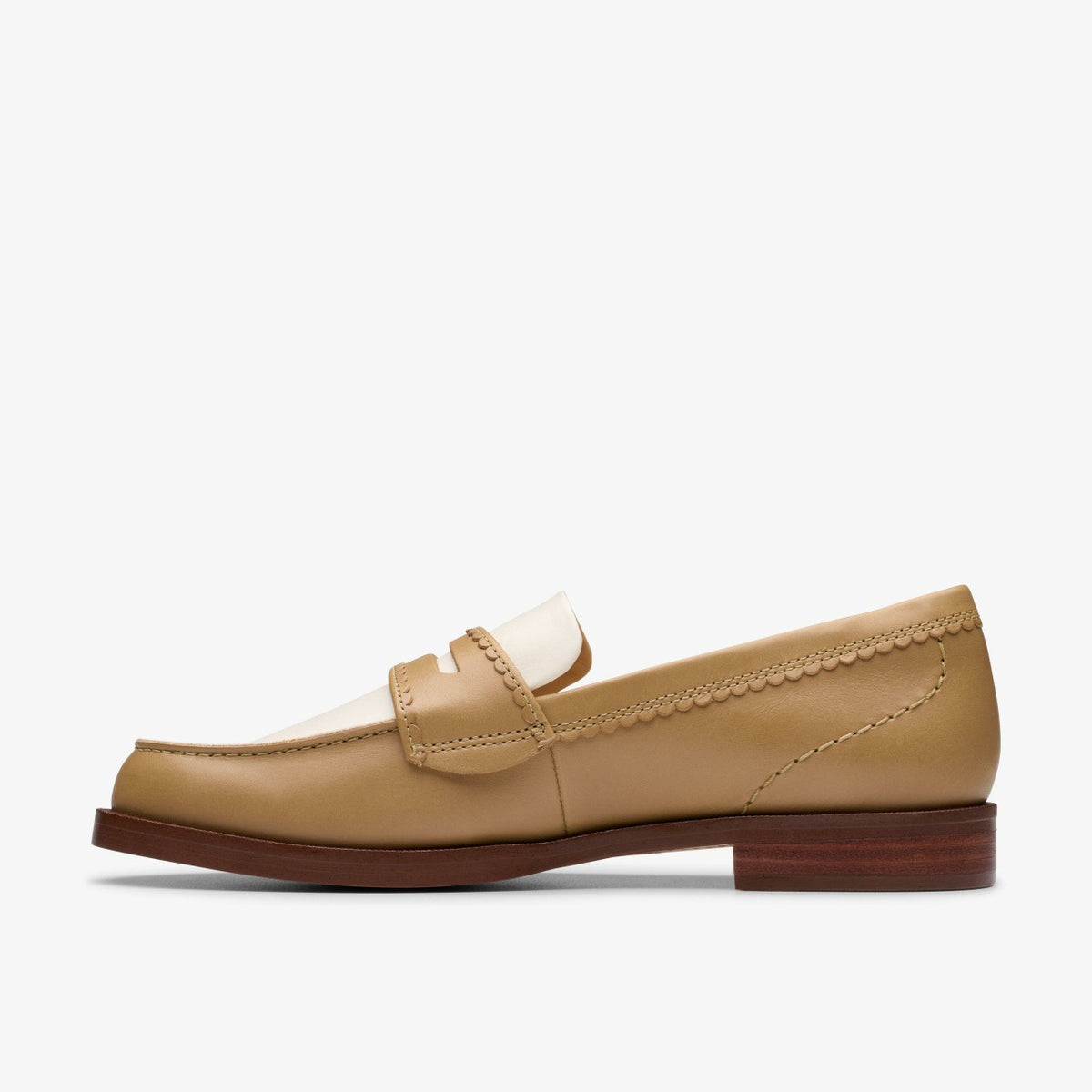 Clarks Straven Edge Light Tan Combination