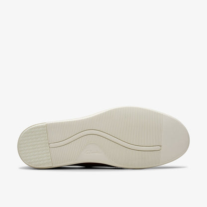Clarks Bratton Boat Dark Tan Leather