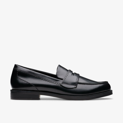 Clarks Straven Edge Black Leather