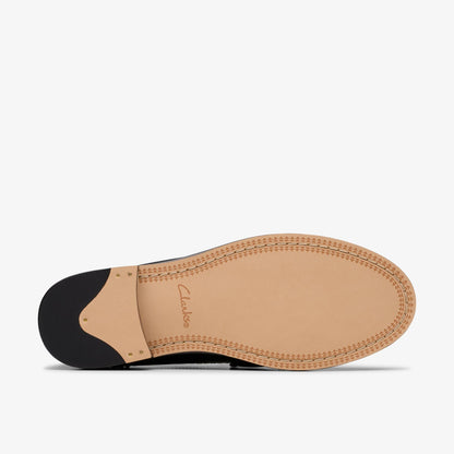Clarks Straven Edge Black Leather