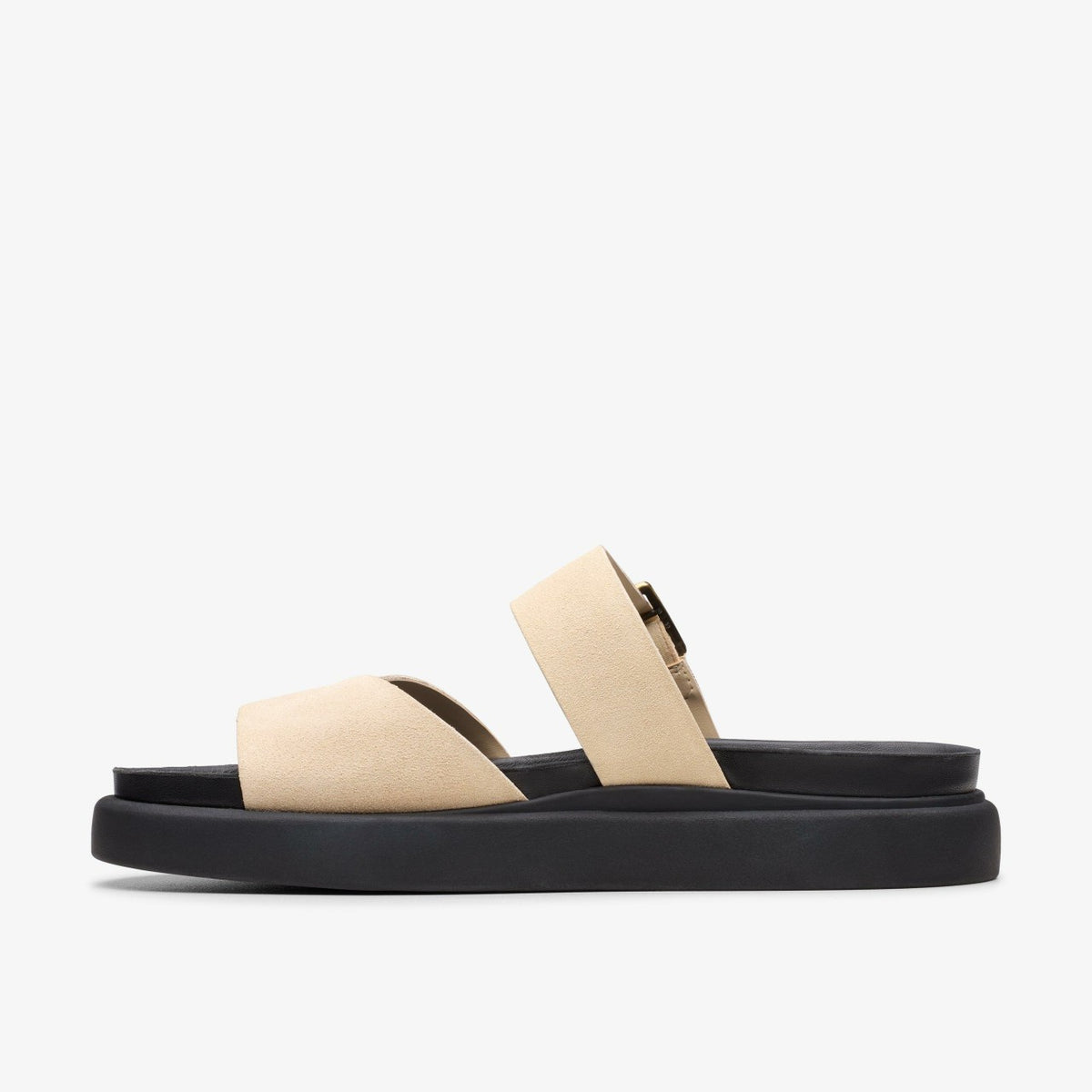 Clarks Aristella Mule Ecru Suede