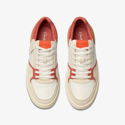 Clarks Courtlite 2 Lo Red Combination