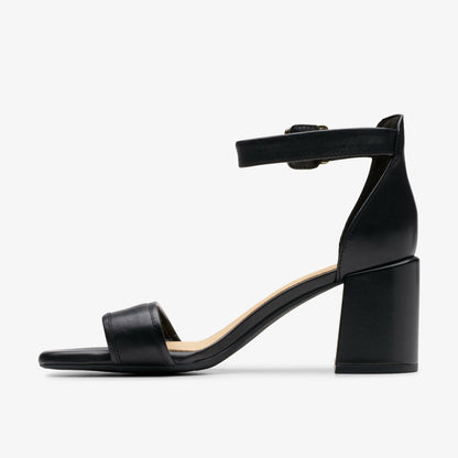 Clarks Ezoria Mae Black Leather
