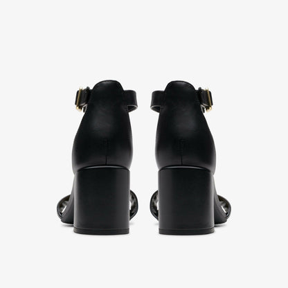 Clarks Ezoria Mae Black Leather