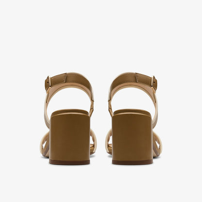 Clarks Ezoria Sling Light Tan Combination