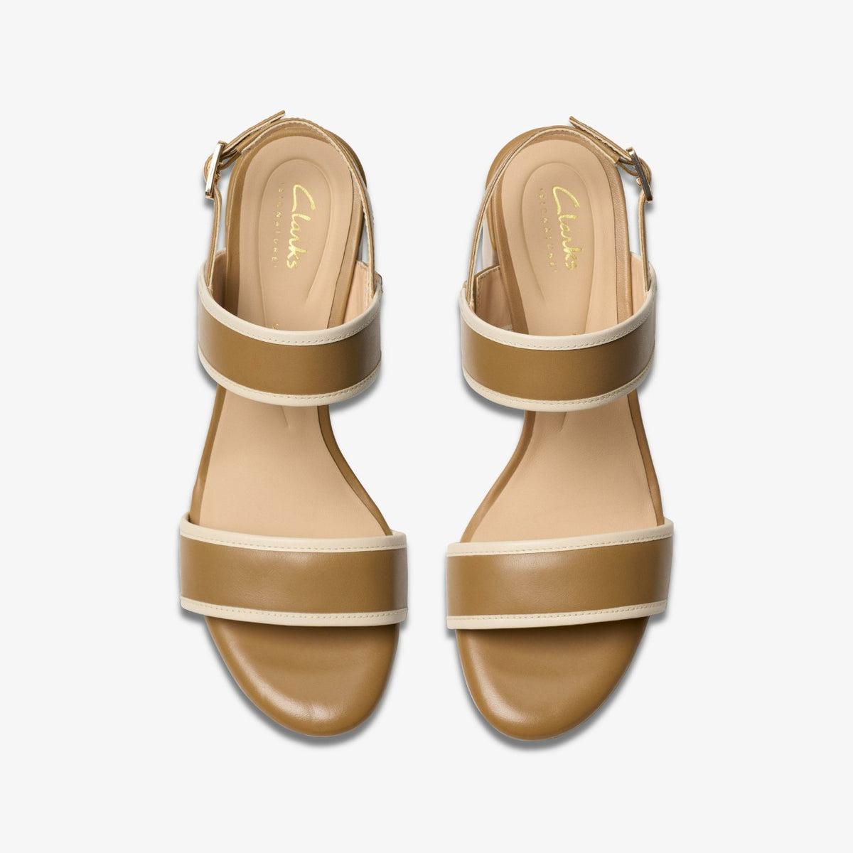 Clarks Ezoria Sling Light Tan Combination