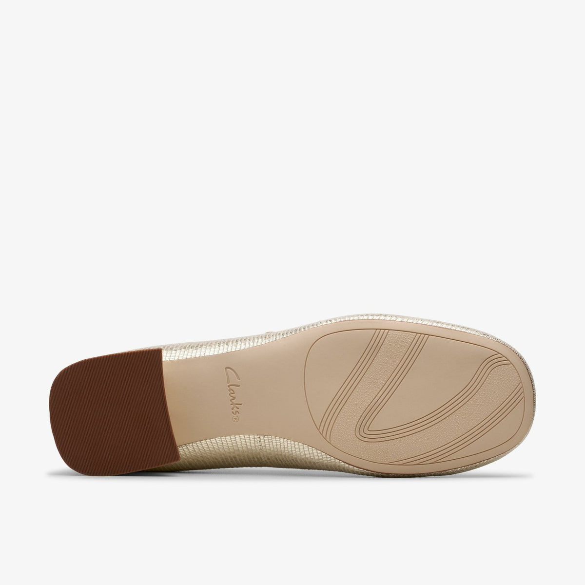 Clarks Daiss 30 Shine Champagne Interest
