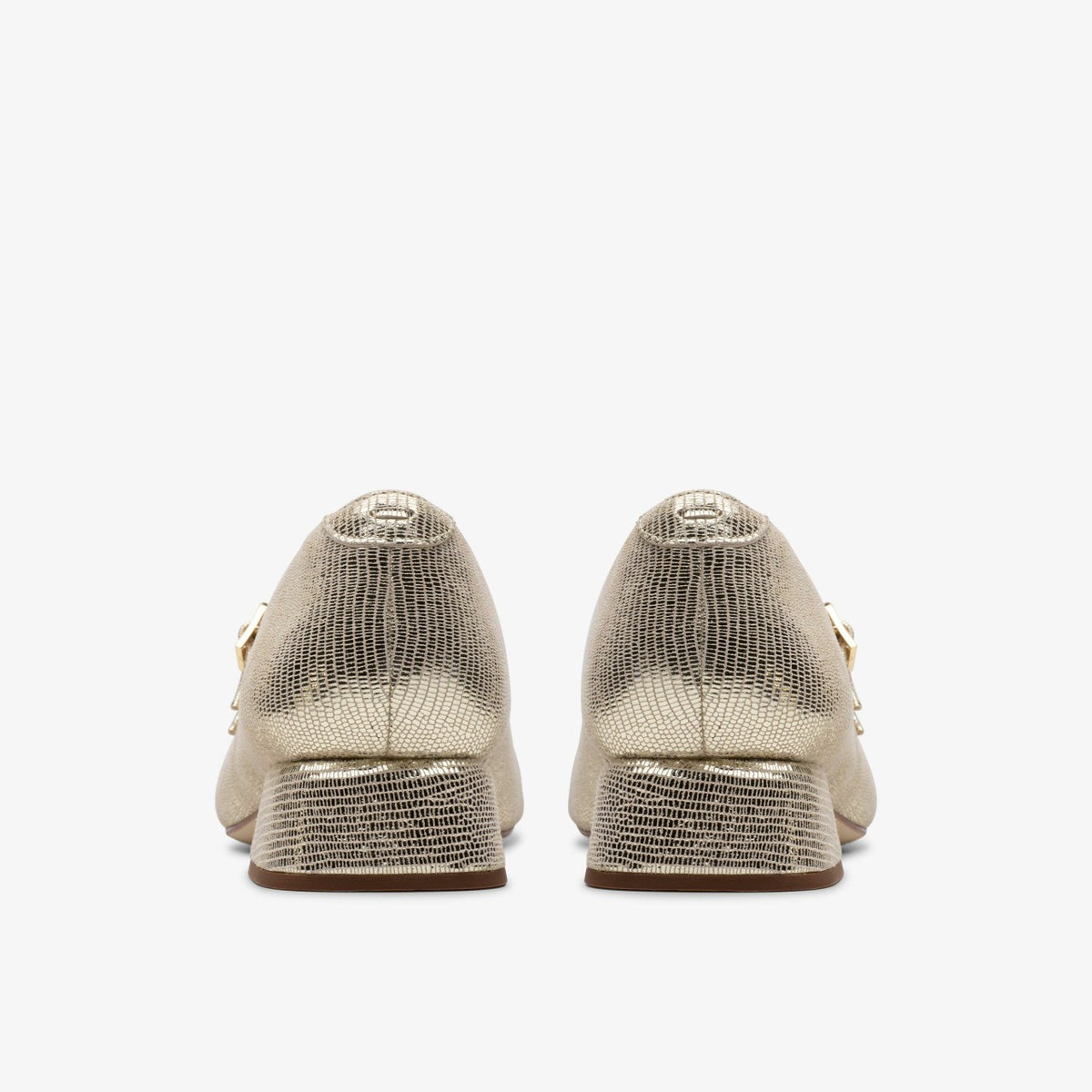 Clarks Daiss 30 Shine Champagne Interest