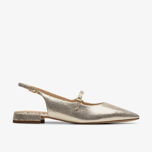 Clarks Sensa 15 Shine Champagne Interest