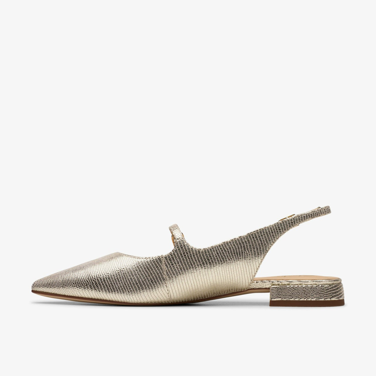 Clarks Sensa 15 Shine Champagne Interest