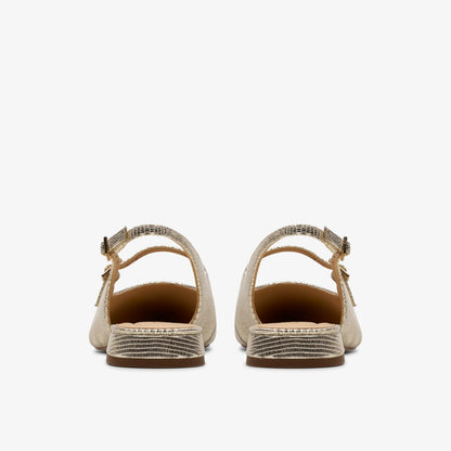 Clarks Sensa 15 Shine Champagne Interest