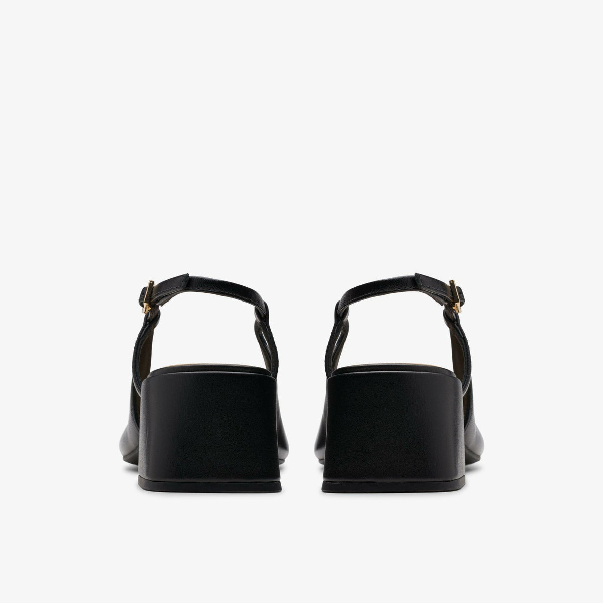Clarks Nyta 45 Sling Black Combination Leather
