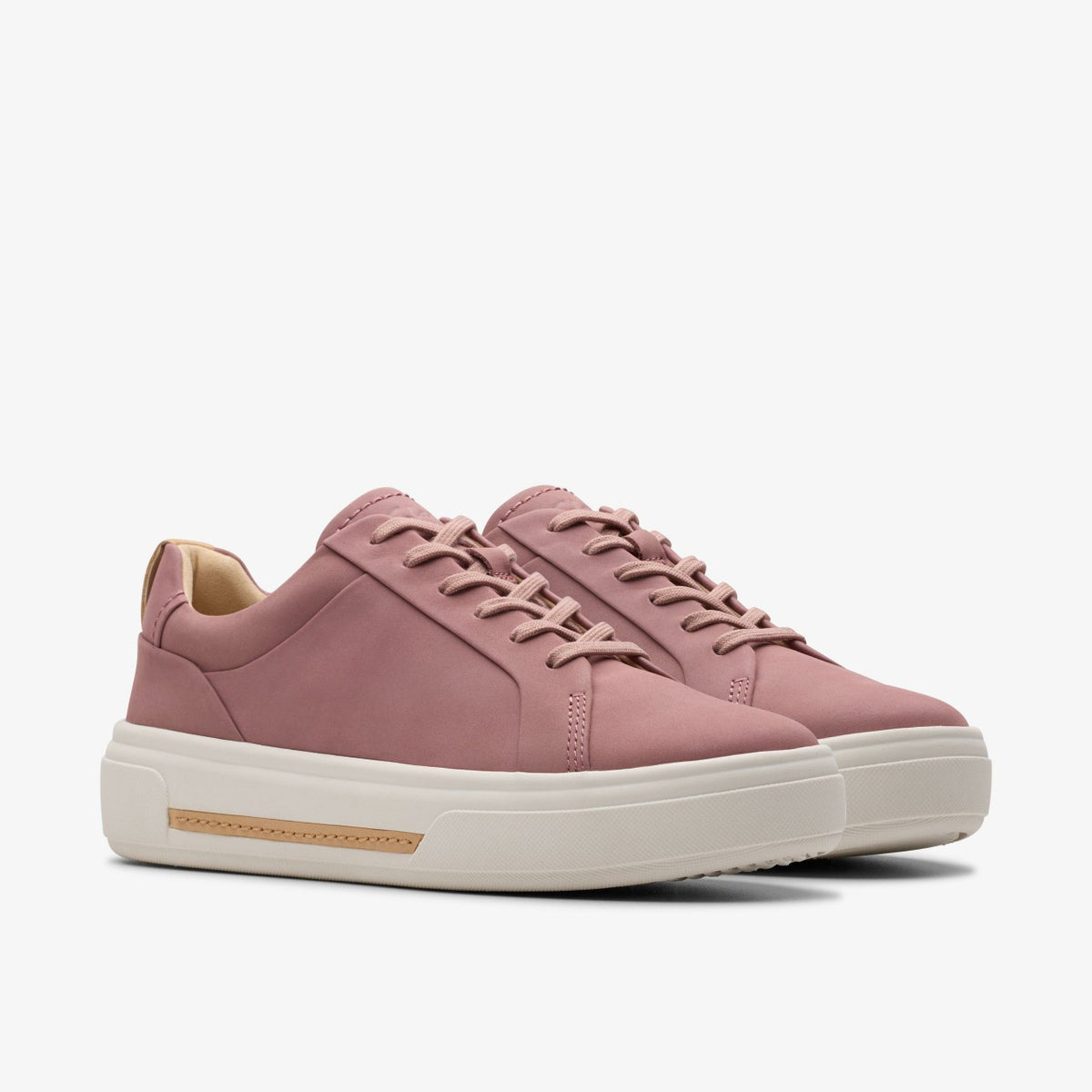 Clarks Hollyhock Walk Mauve Nubuck