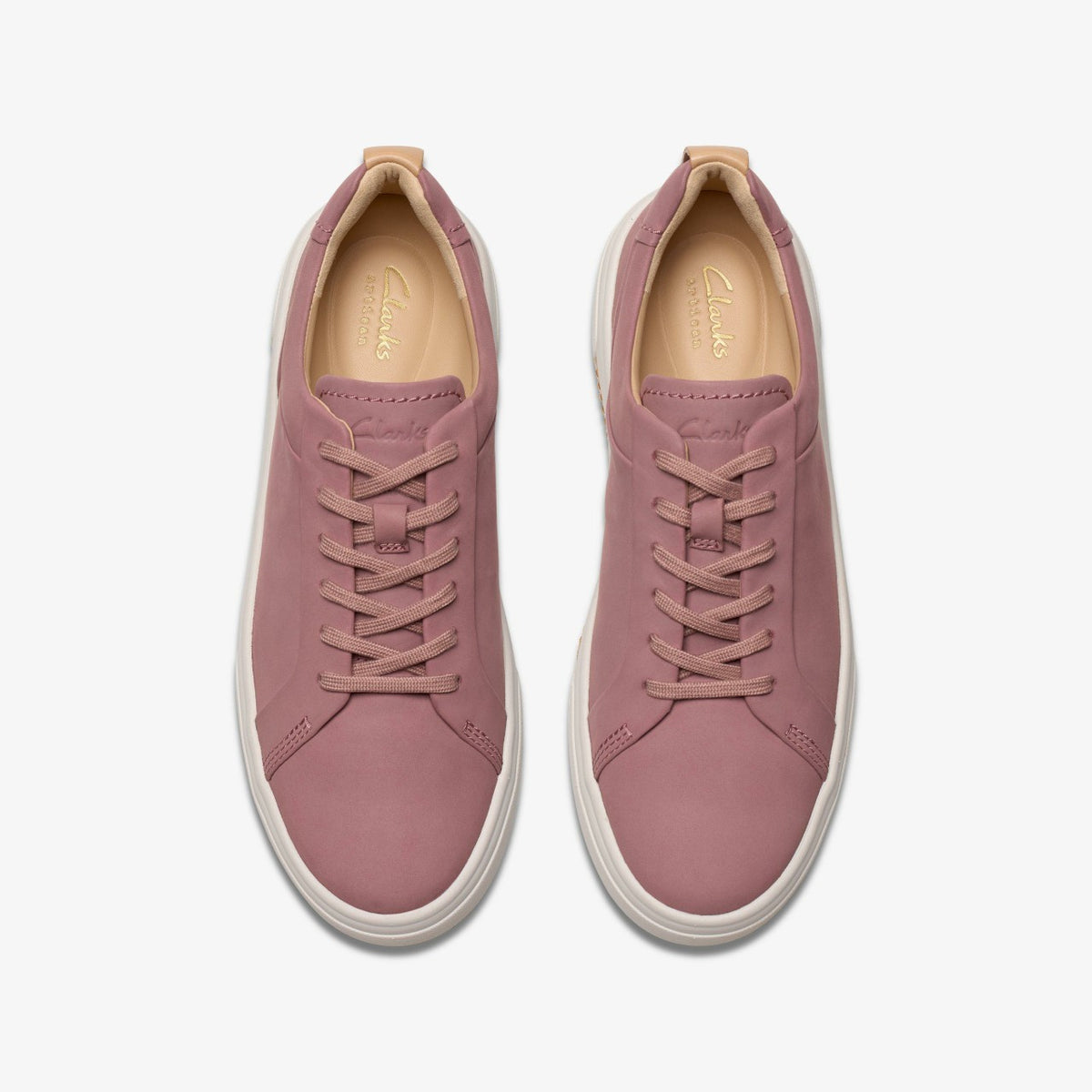 Clarks Hollyhock Walk Mauve Nubuck