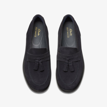 Clarks Craft Arlo Step Navy Suede