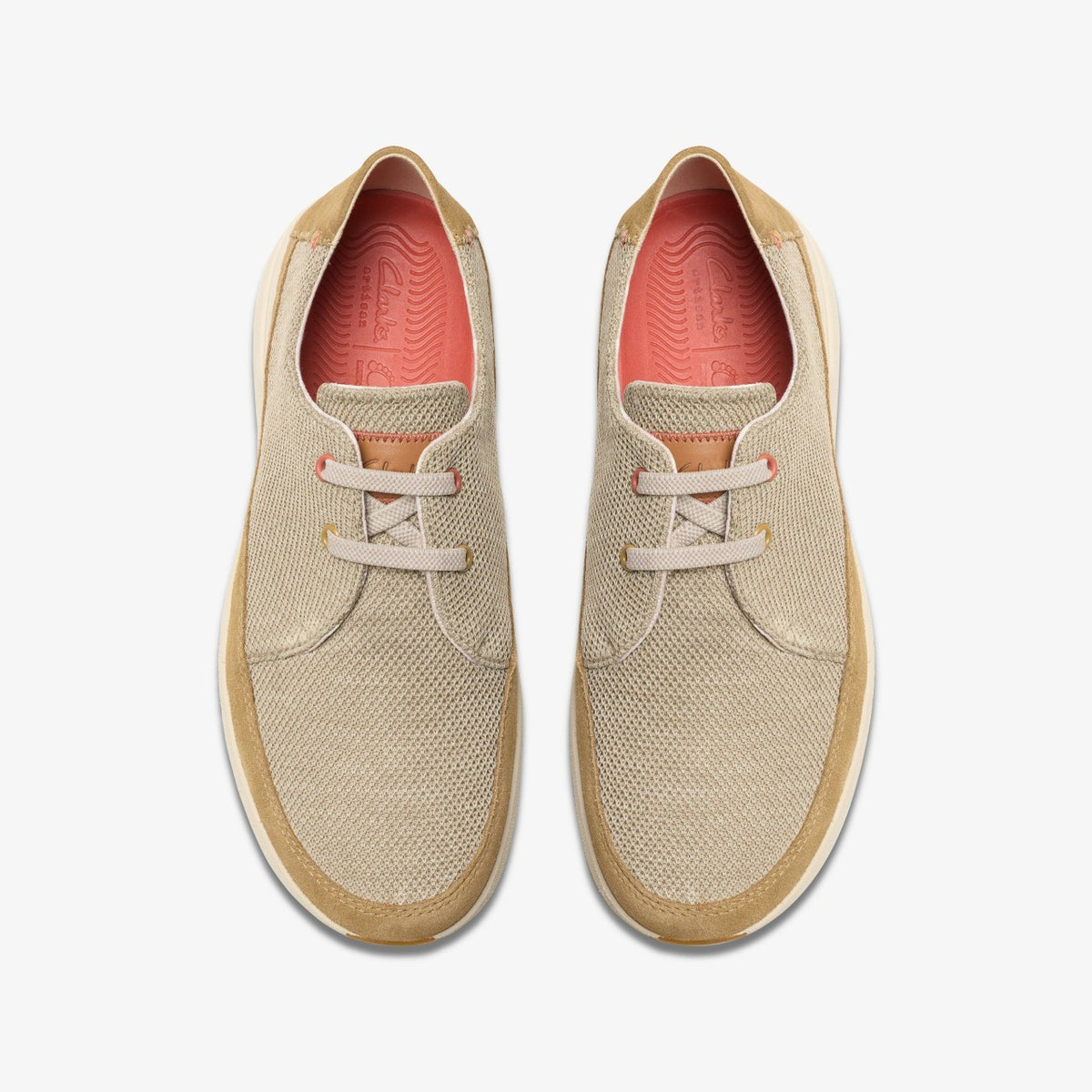 Clarks Easeway Lace Sand Combination