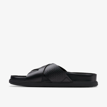 Clarks Torford Cross Black Leather