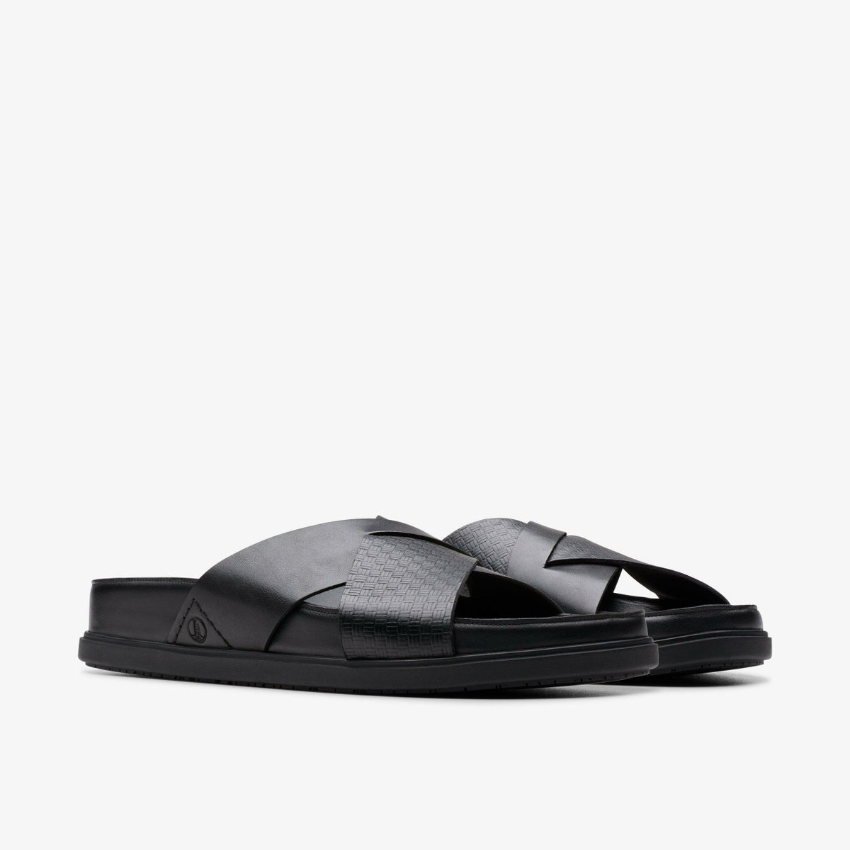 Clarks Torford Cross Black Leather
