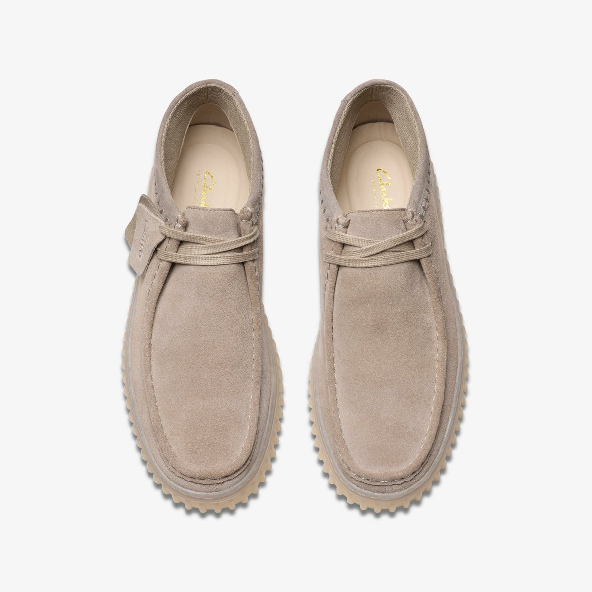 Clarks Torhill Hi Light Grey Suede