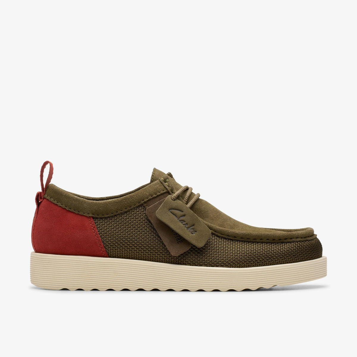 Clarks Wallabee FTR 2 Lo Olive Combination