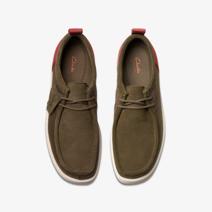 Clarks Wallabee FTR 2 Lo Olive Combination