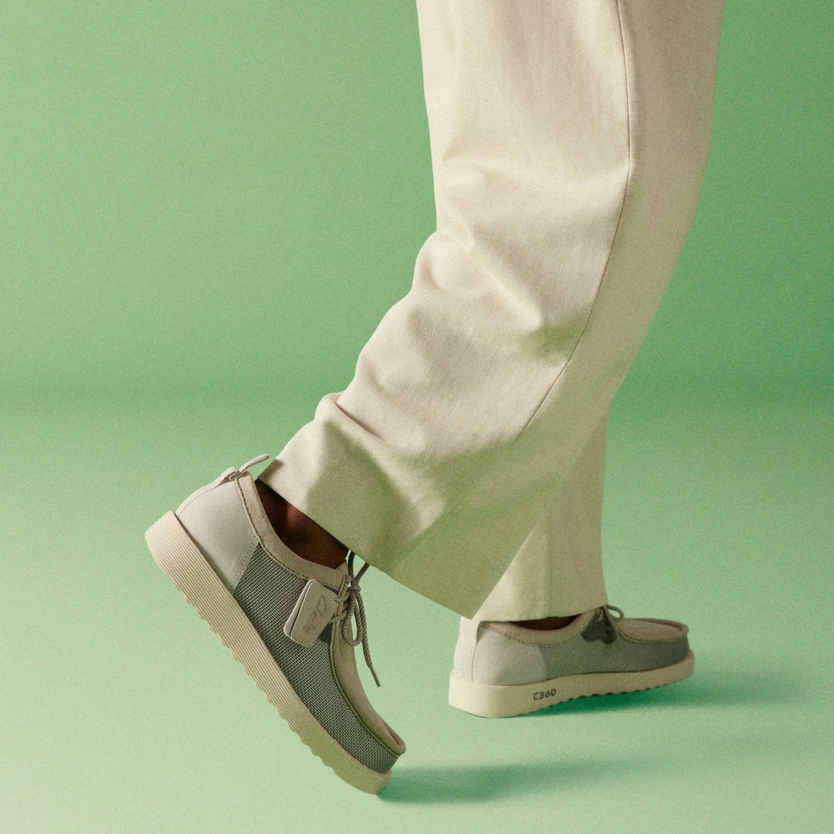 Clarks Wallabee FTR 2 Lo White Combination