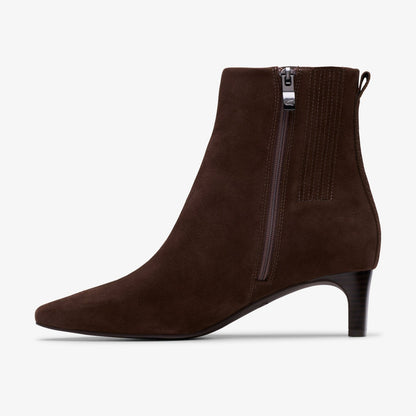 Clarks Edina Up Dark Brown Suede