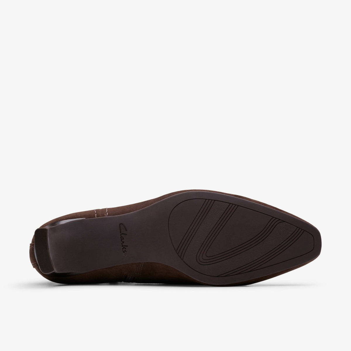 Clarks Edina Up Dark Brown Suede