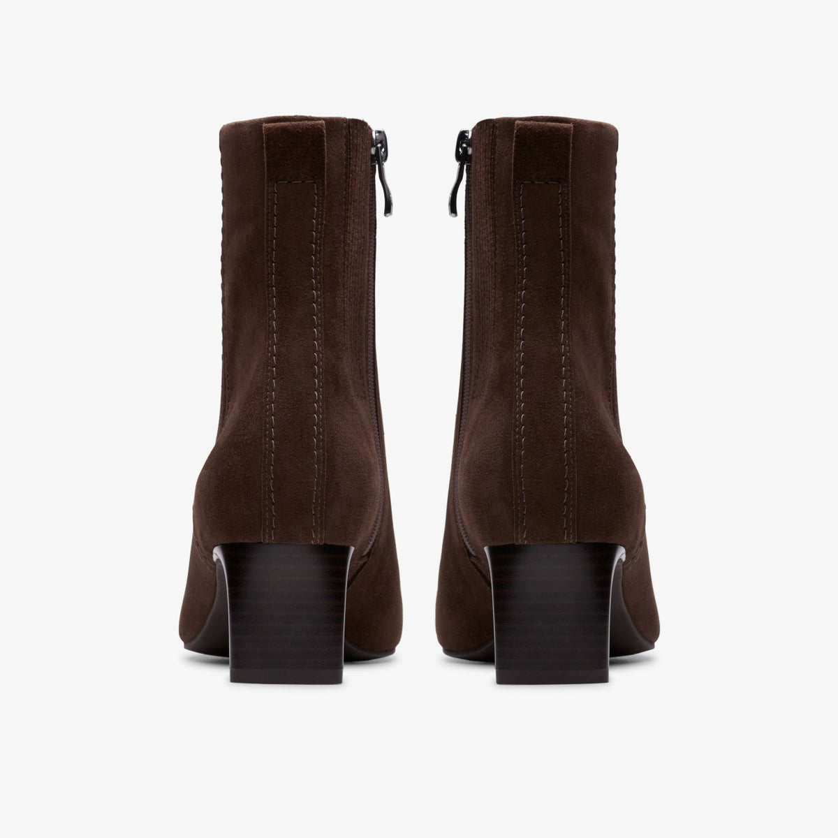 Clarks Edina Up Dark Brown Suede