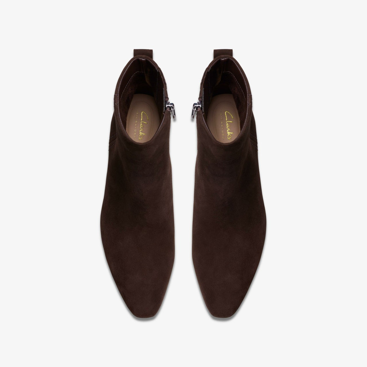 Clarks Edina Up Dark Brown Suede