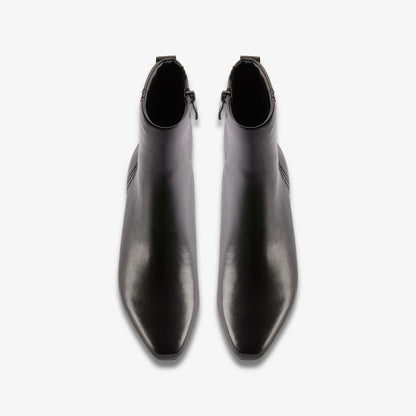 Clarks Edina Up Black Leather