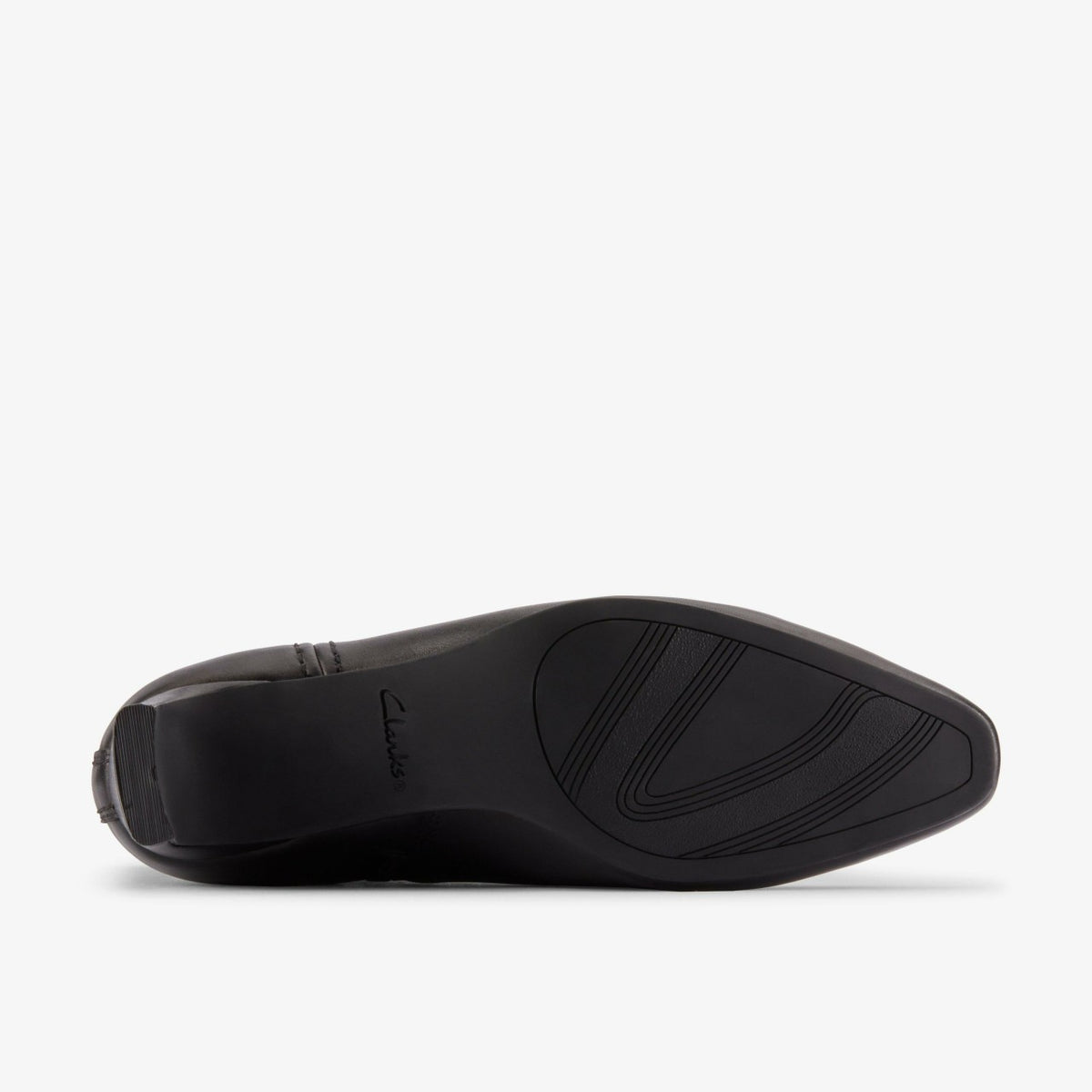 Clarks Edina Up Black Leather