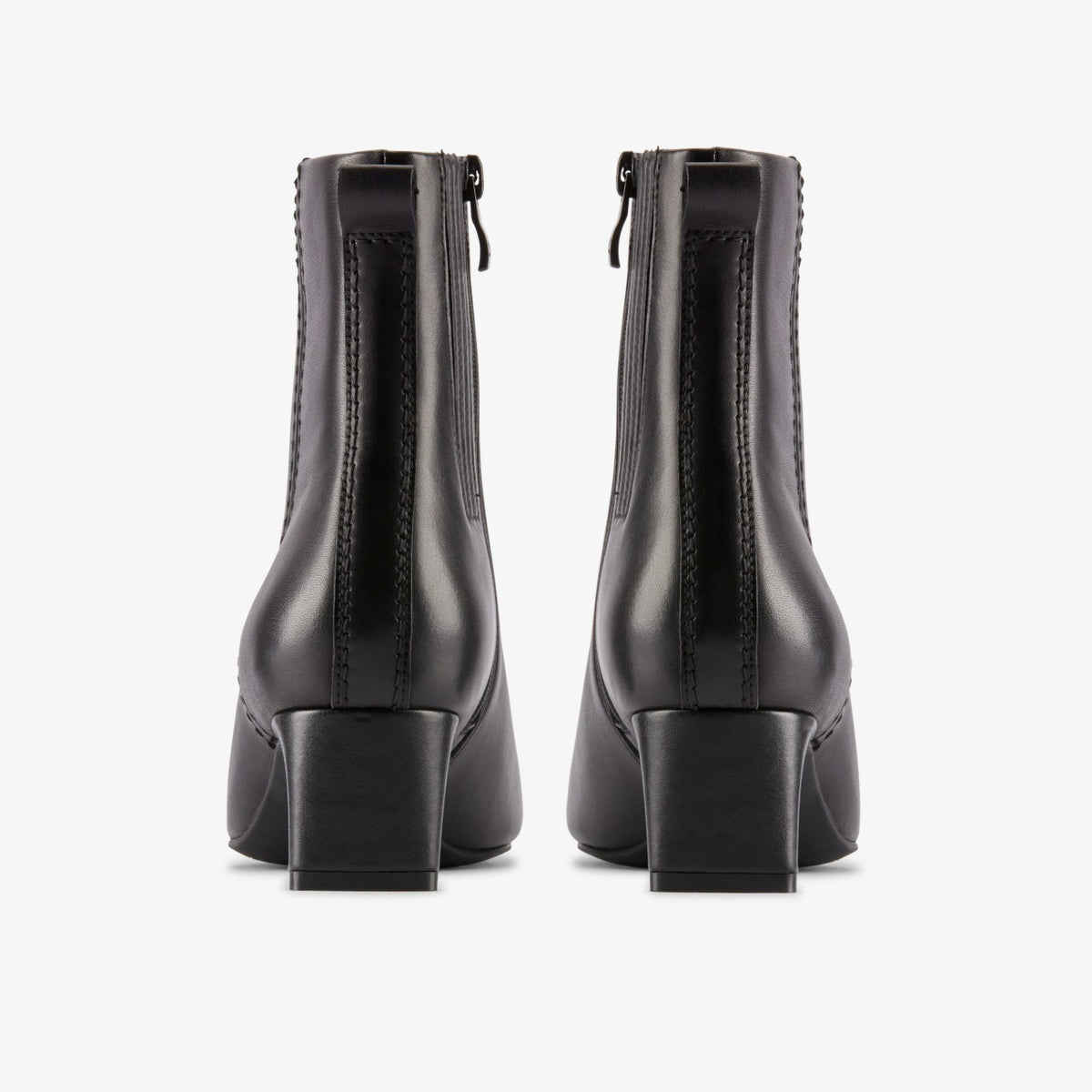 Clarks Edina Up Black Leather