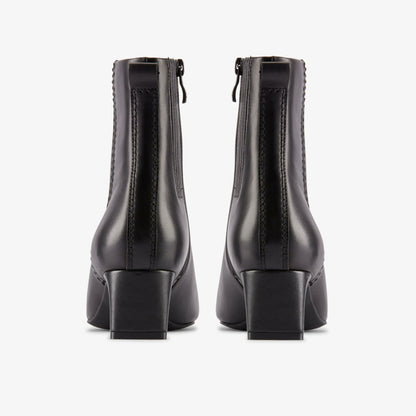 Clarks Edina Up Black Leather