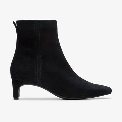 Clarks Edina Up Black Suede