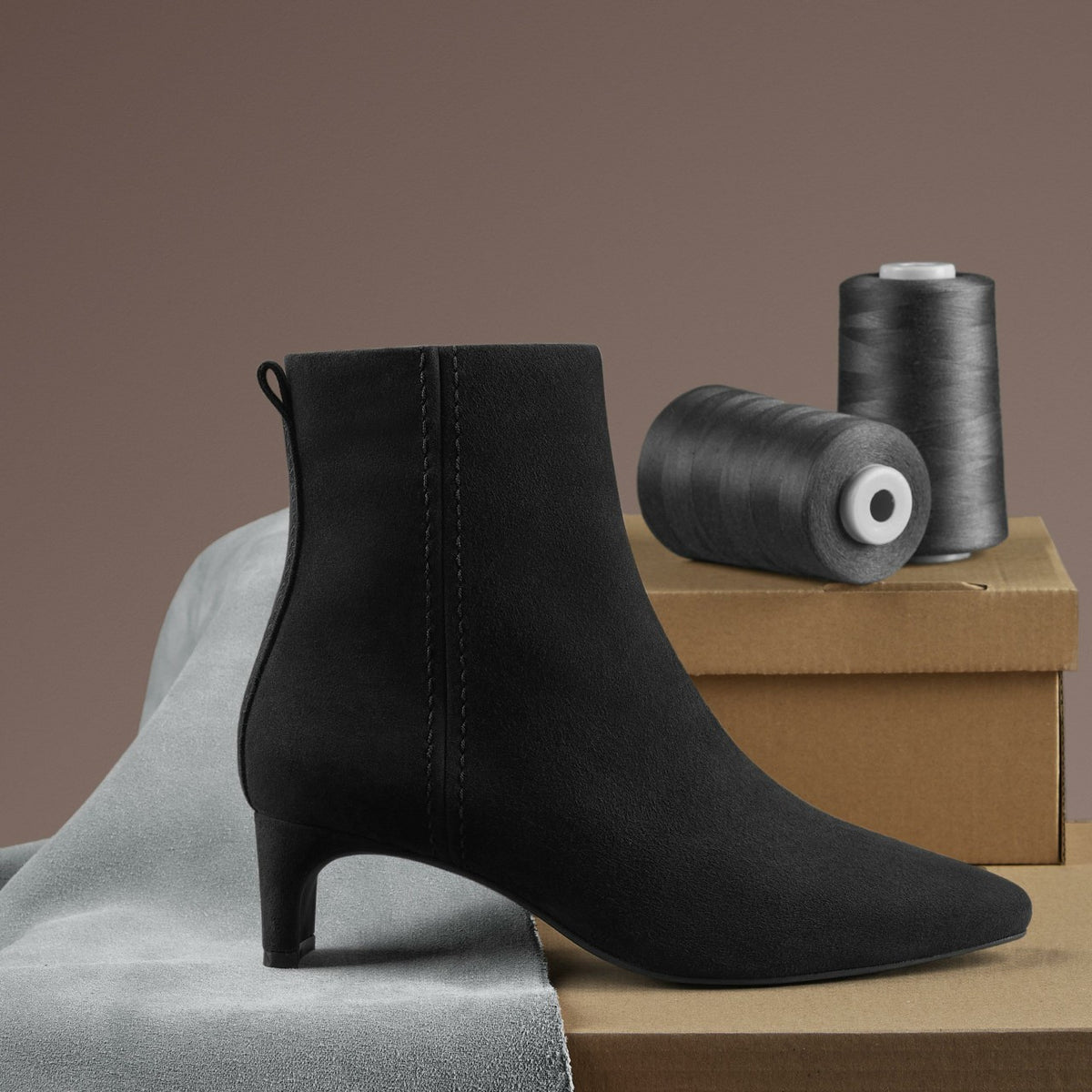 Clarks Edina Up Black Suede