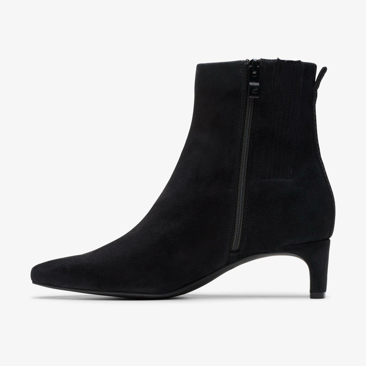 Clarks Edina Up Black Suede